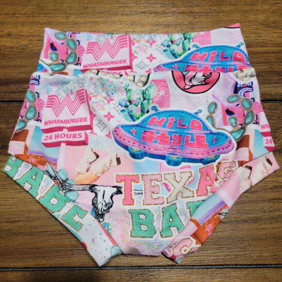 Buc-ee's X Whataburger Infant Shorts Wild Style Texas - Size 12-18M - Picture 2 of 2